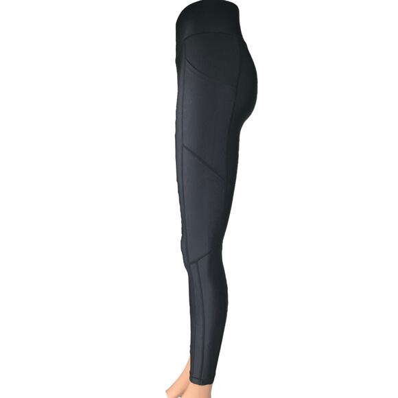 All Access Women's Black Mid Rise Yoga Workout Athletic Leggings Pants Size S - Picture 2 of 4